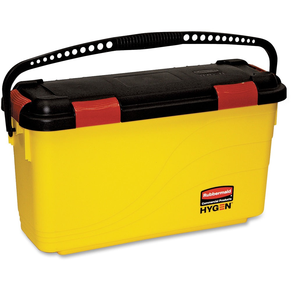 Image of Rubbermaid Commercial Products Hygen Charging Bucket, 8-4/5"x25-4/5"x12-1/2", 3/CT, YW