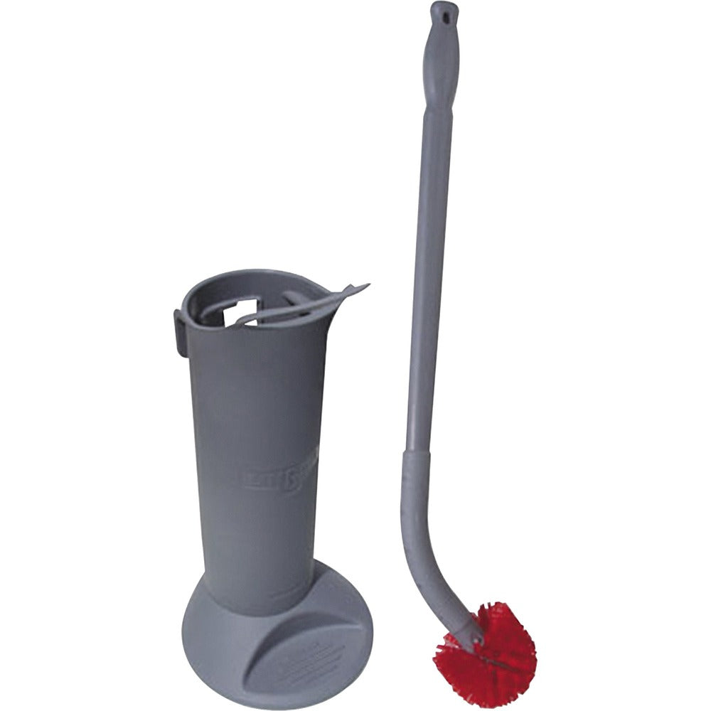 Image of Unger Toilet Bowl Brush Kit, 26" Handle, 5BX/CT, Gray