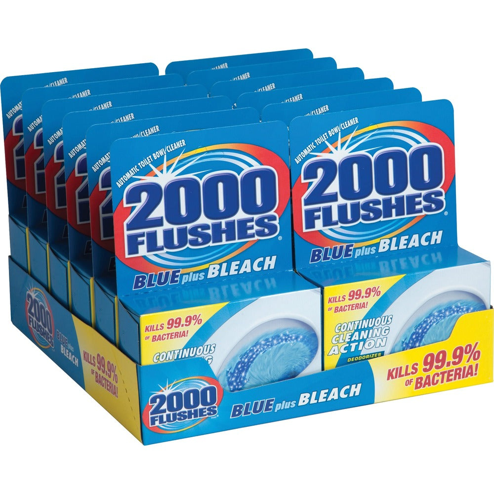 Image of WD-40 Company Toilet Bowl Cleaner, Bleach Tablets, 12/CT, 3-1/2 oz, Blue