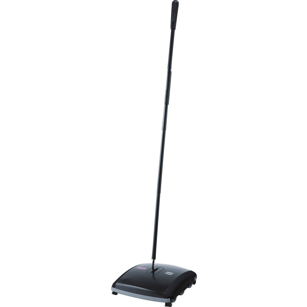 Image of Rubbermaid Commercial Products Floor/Carpet Sweeper, 9-1/2"x10-1/2"x44", 4/CT, BK