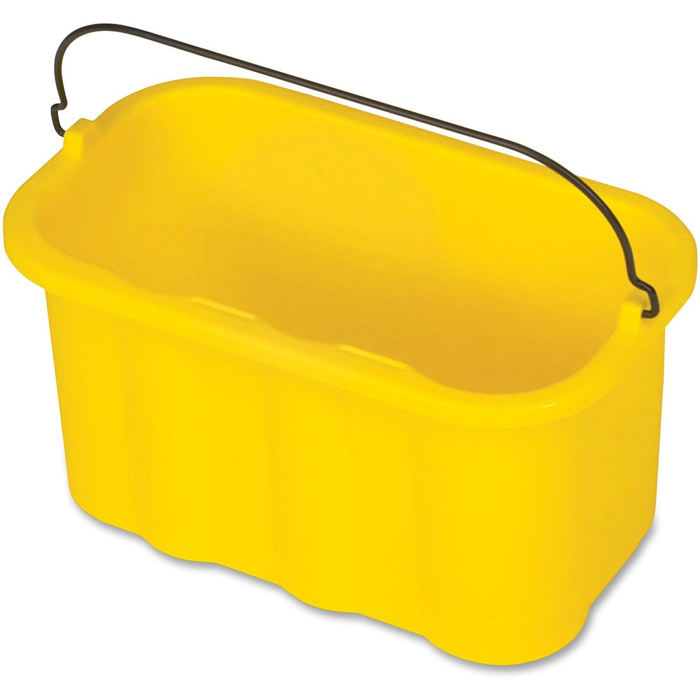 Image of Rubbermaid Commercial Products Sanitizing Caddy, 10 Quart, 14"x7-1/2"x8", 6/CT, Yellow