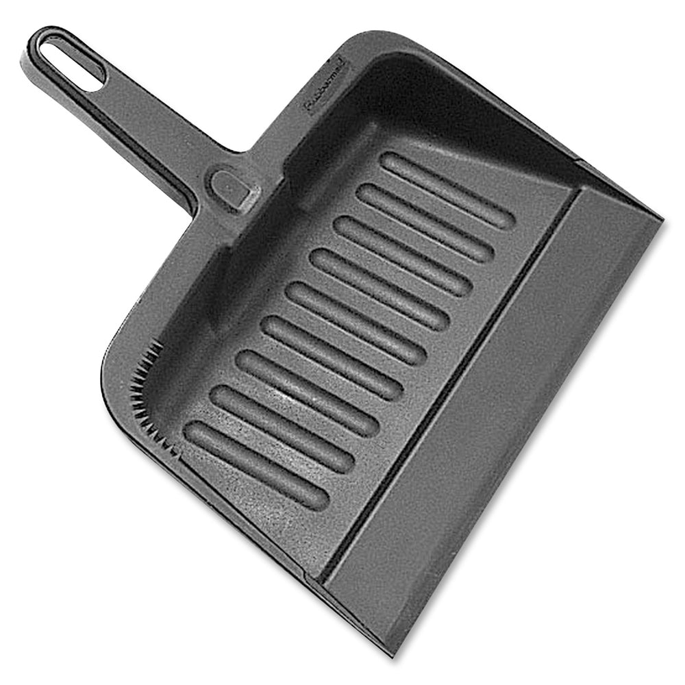 Image of Rubbermaid Commercial Products Heavy-duty Dust Pan, 8-1/4"x2-5/8"x12-1/4", 12/CT, CCL