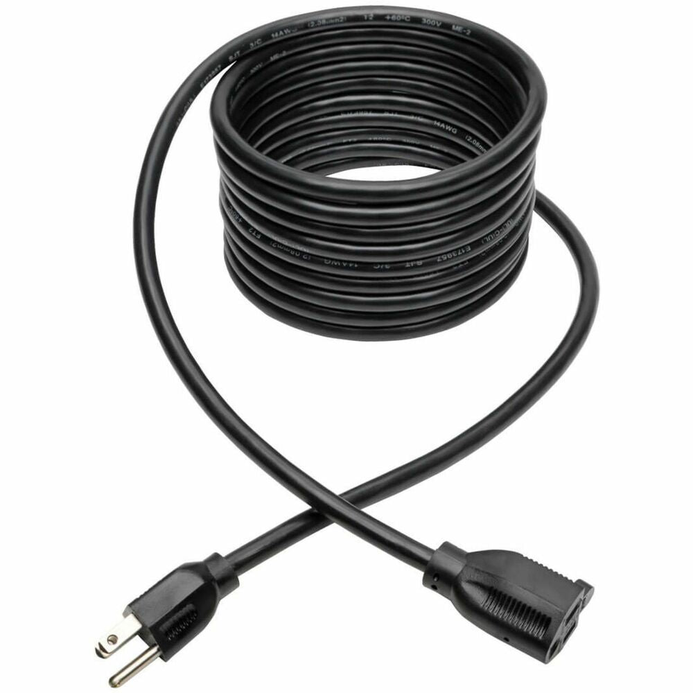 Image of Tripp Lite Extension Cord,15A,120V,15',BK
