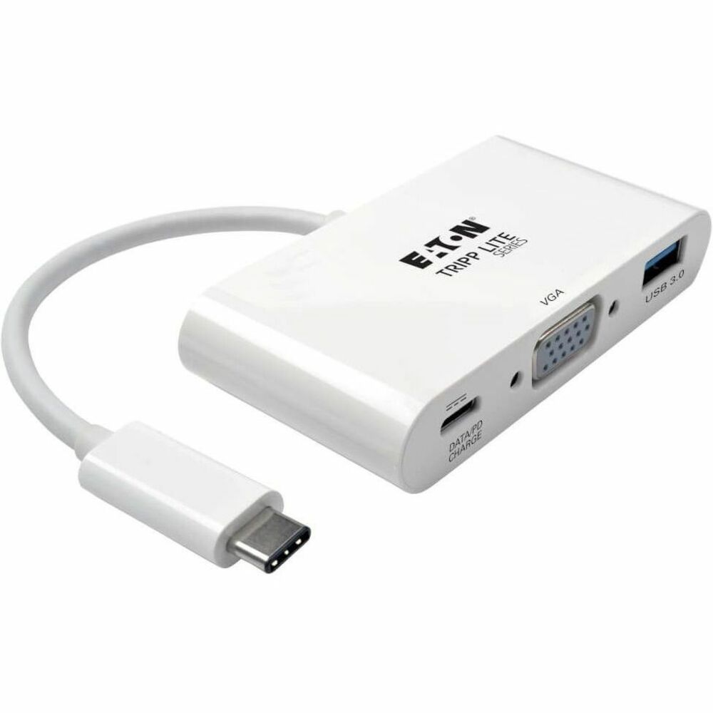 Image of Tripp Lite Adapter, USB-C to VGA, Gen 1, 3-1/10"Wx1-3/5"Dx3/5"H, WE
