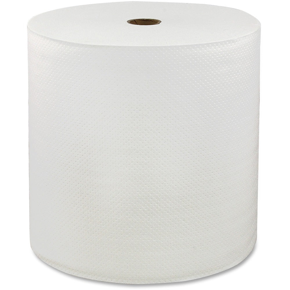 Image of Solaris Paper, Inc. Roll Towel, Hardwound, 1-Ply, 7"Wx850'L, 6/CT, White