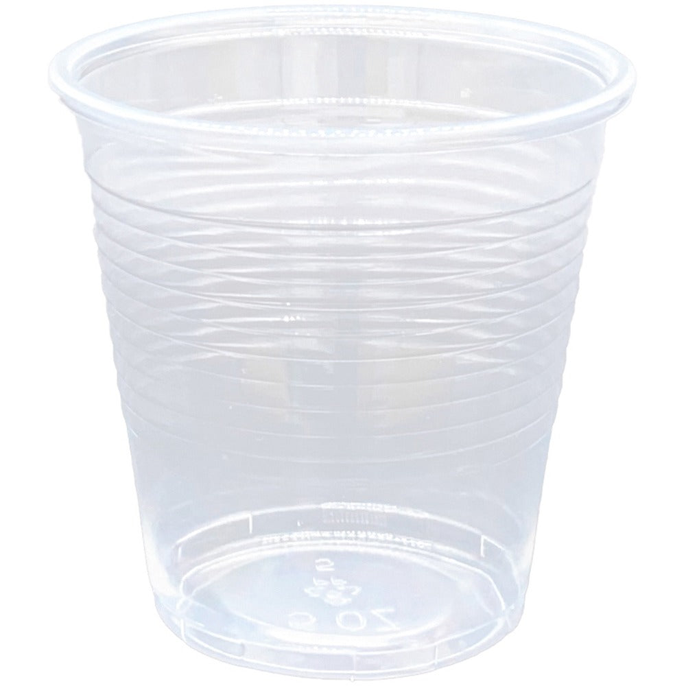 Image of Genuine Joe Cup, Transparent, Disposable, 5 oz., 100/BG, 25/CT, Clear