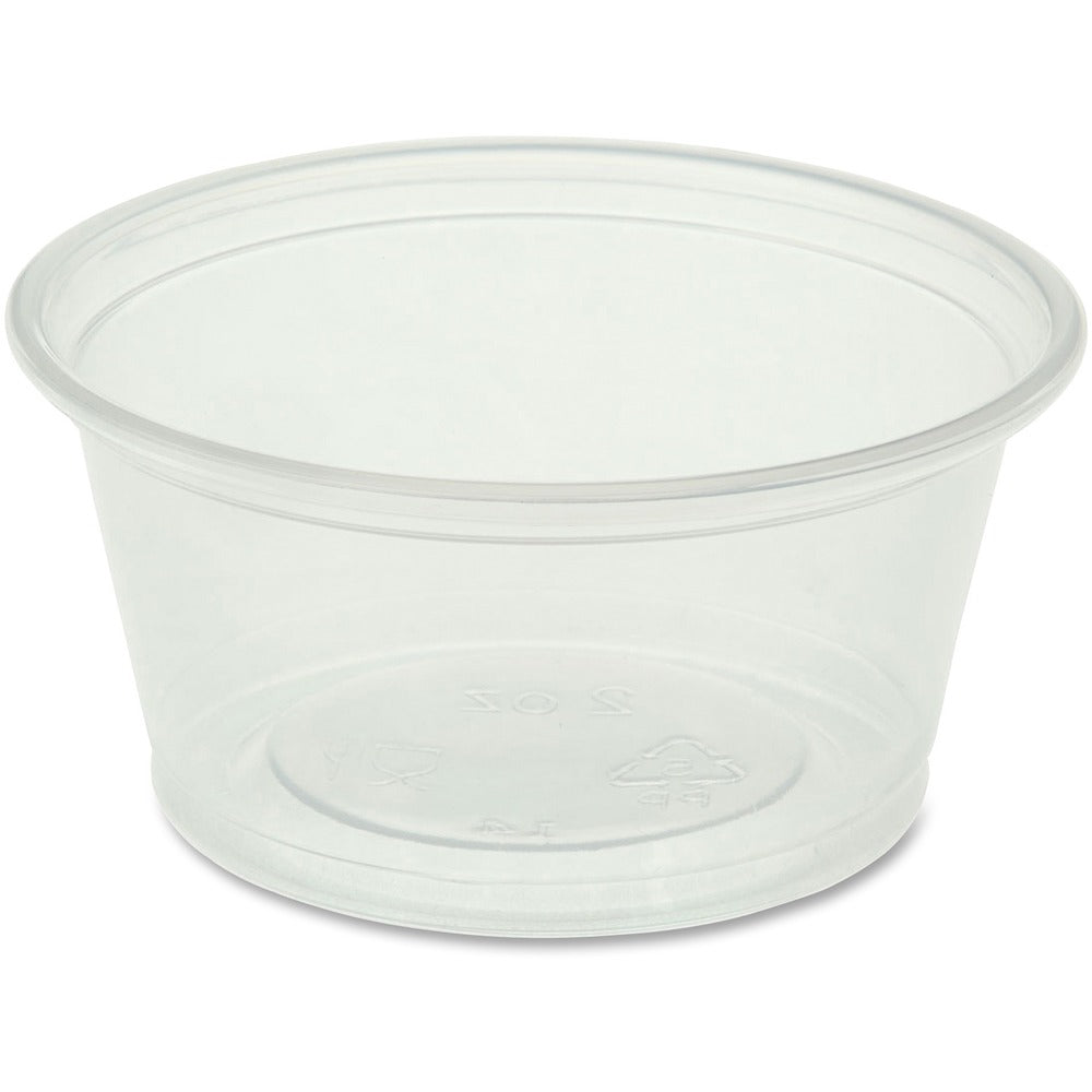 Image of Genuine Joe Portion Cups, 2oz, 50/BG, 50BG/CT, Clear