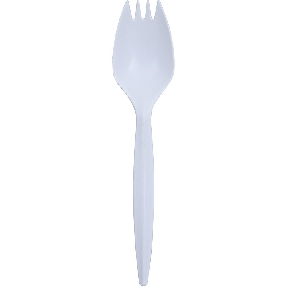 Image of Genuine Joe Sporks, Plastic, Medium-Weight, 1000/CT, White