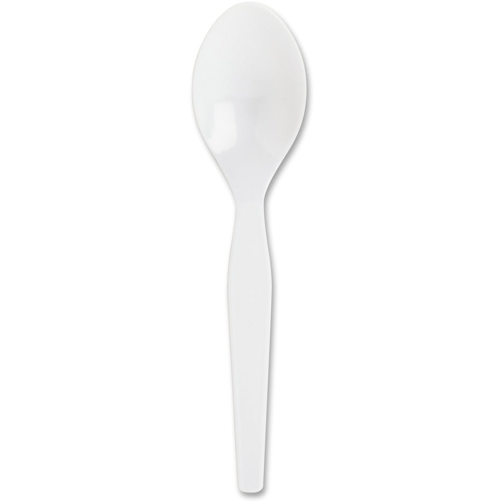 Image of Genuine Joe Spoons, Heavyweight, 1000/CT, White