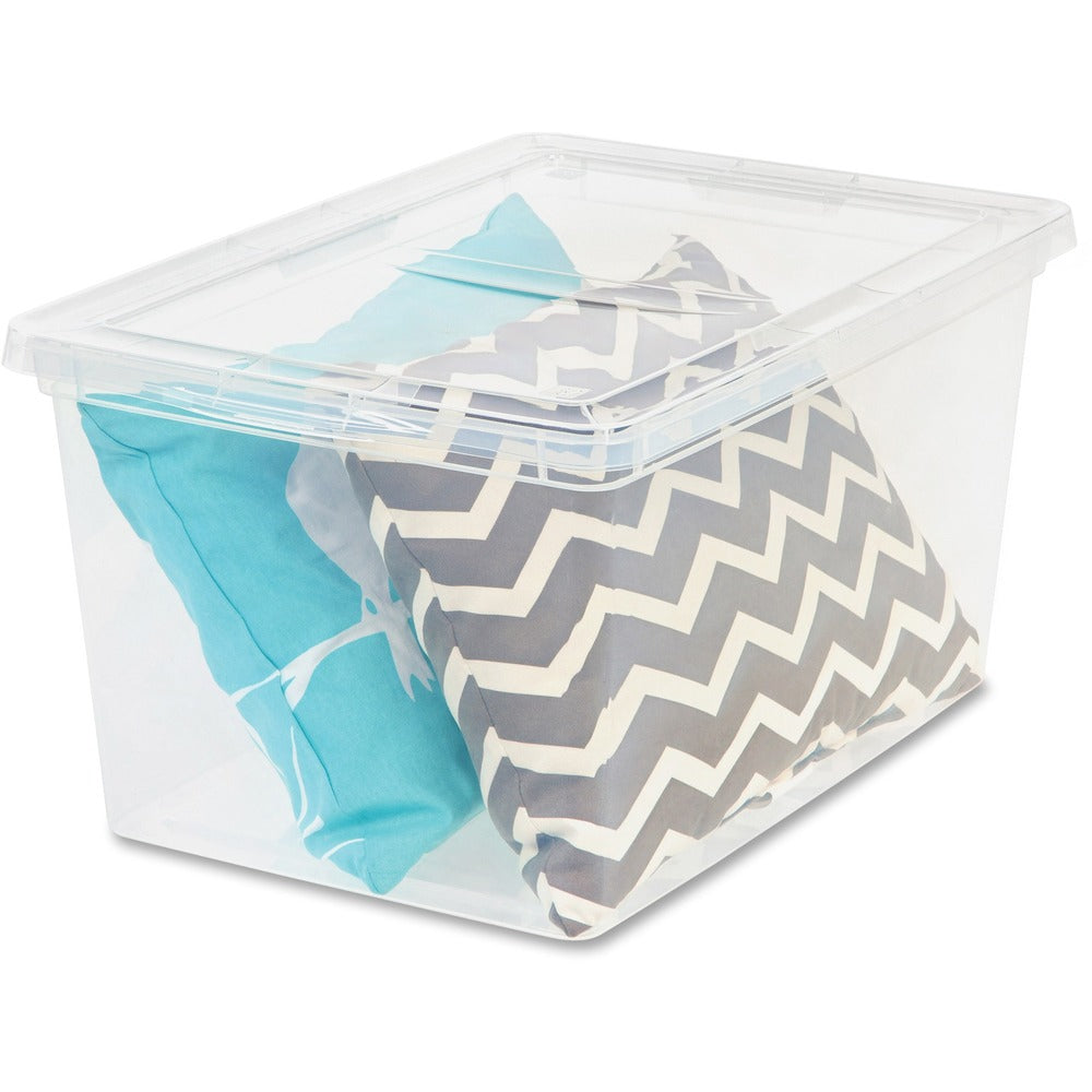 Image of Iris Deep Modular Snap-Tight Lid, 68Qt, 6/CT, Clear