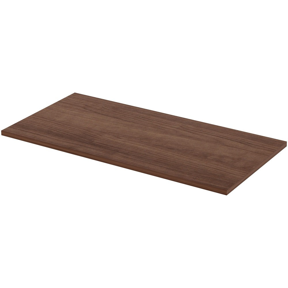 Image of Lorell Tabletop, Height-Adjustable, 24"x48"x1", Walnut