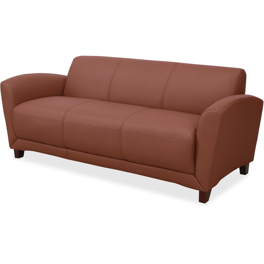 Image of Lorell Reception Sofa, 34-1/2"x75"x31-1/4", Tan
