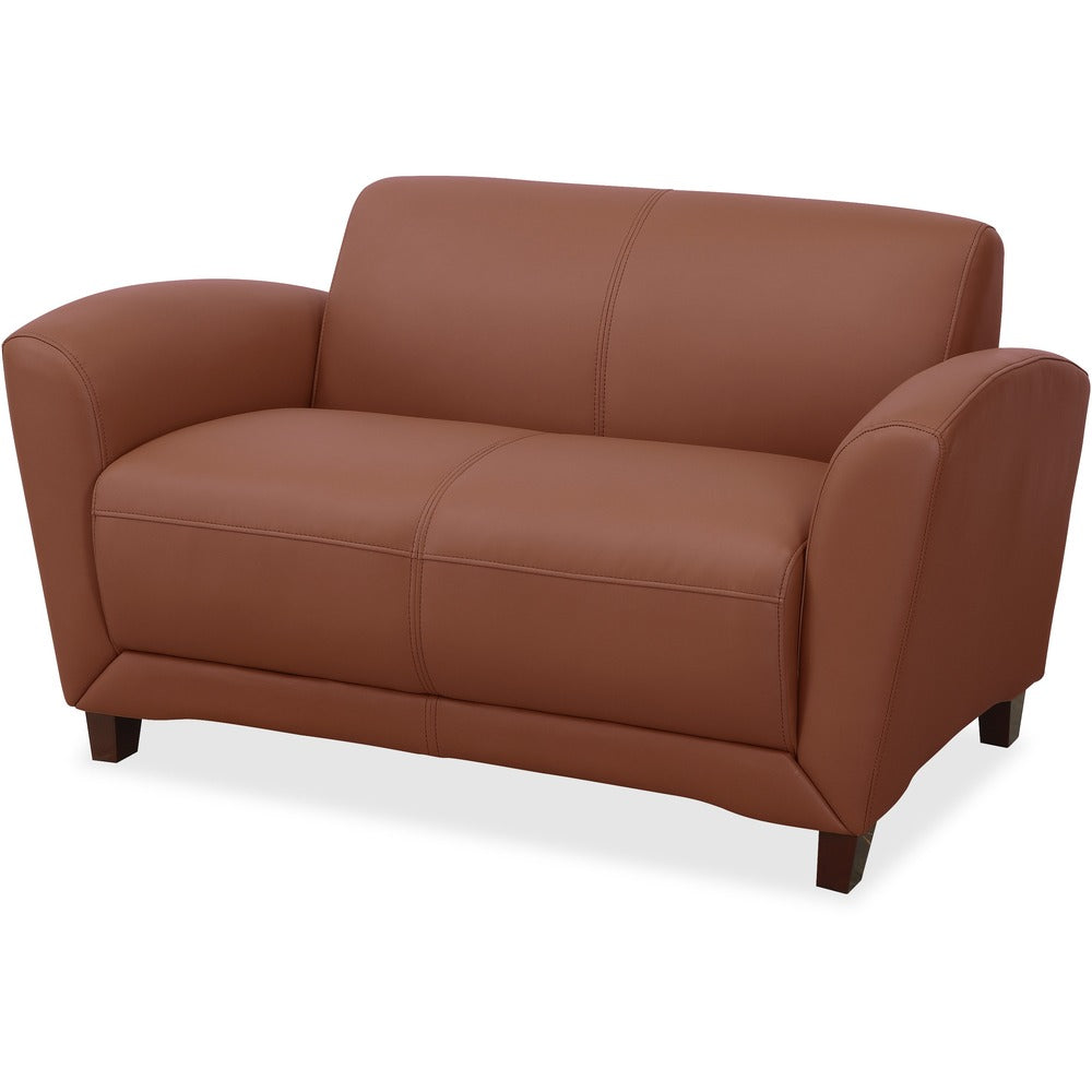 Image of Lorell Reception Love Seat, 34-1/2"x55"x31-1/2", Tan