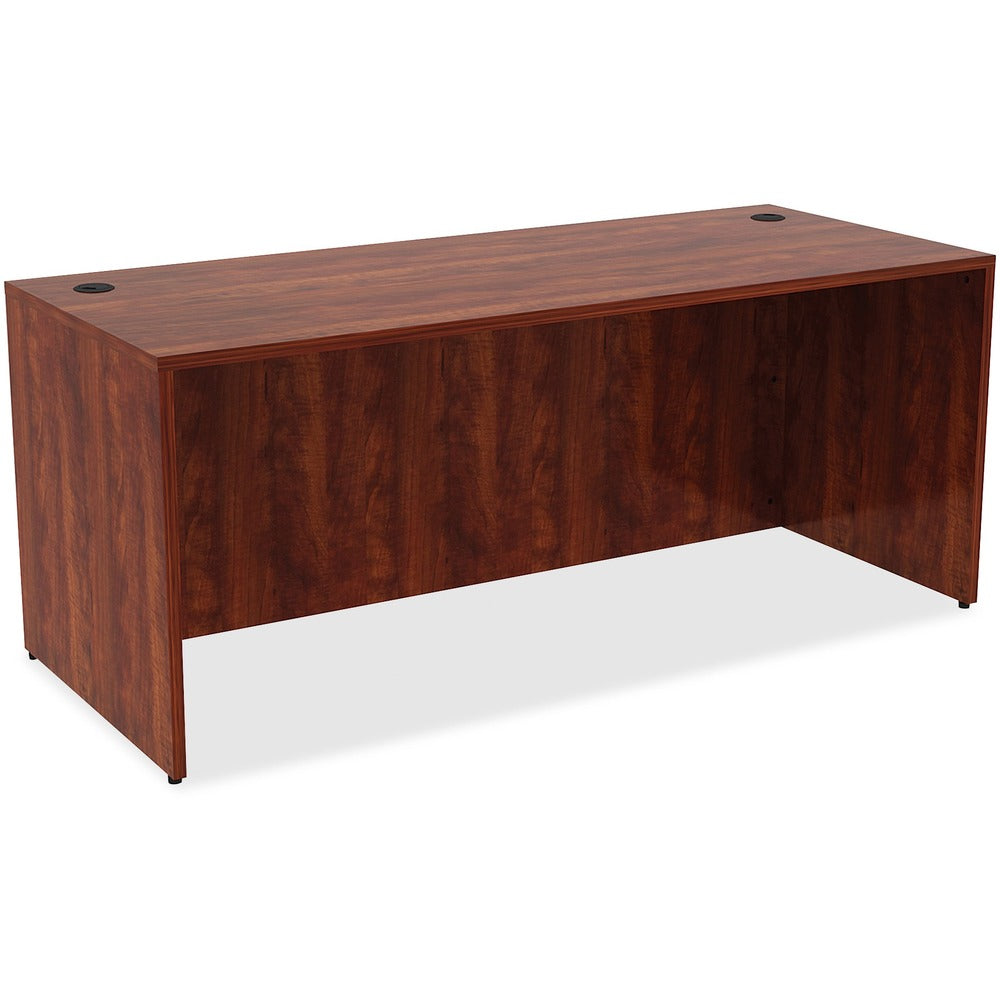 Image of Lorell Lam Desk, 72"x30"x29-1/2", Cherry