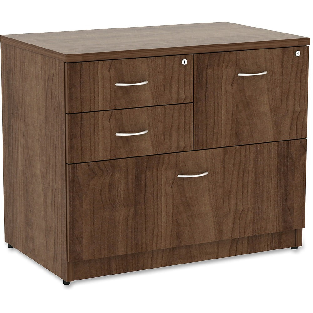 Image of Lorell Lateral File, 3B/F, 35-1/2"x22'x29-1/2", Walnut