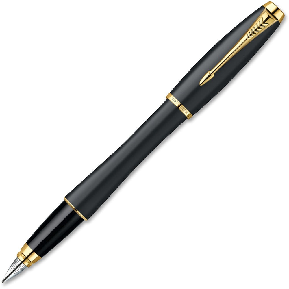 Image of Parker Urban Fountain Pen, Fine Pt, Black Barrel/Ink