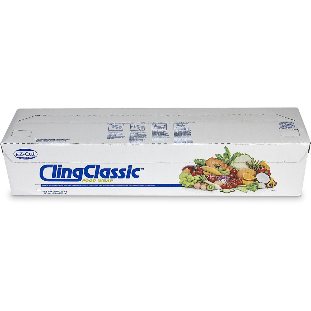 Image of Webster Prof Grade Plastic Food Wrap, 24"x2000', Clear
