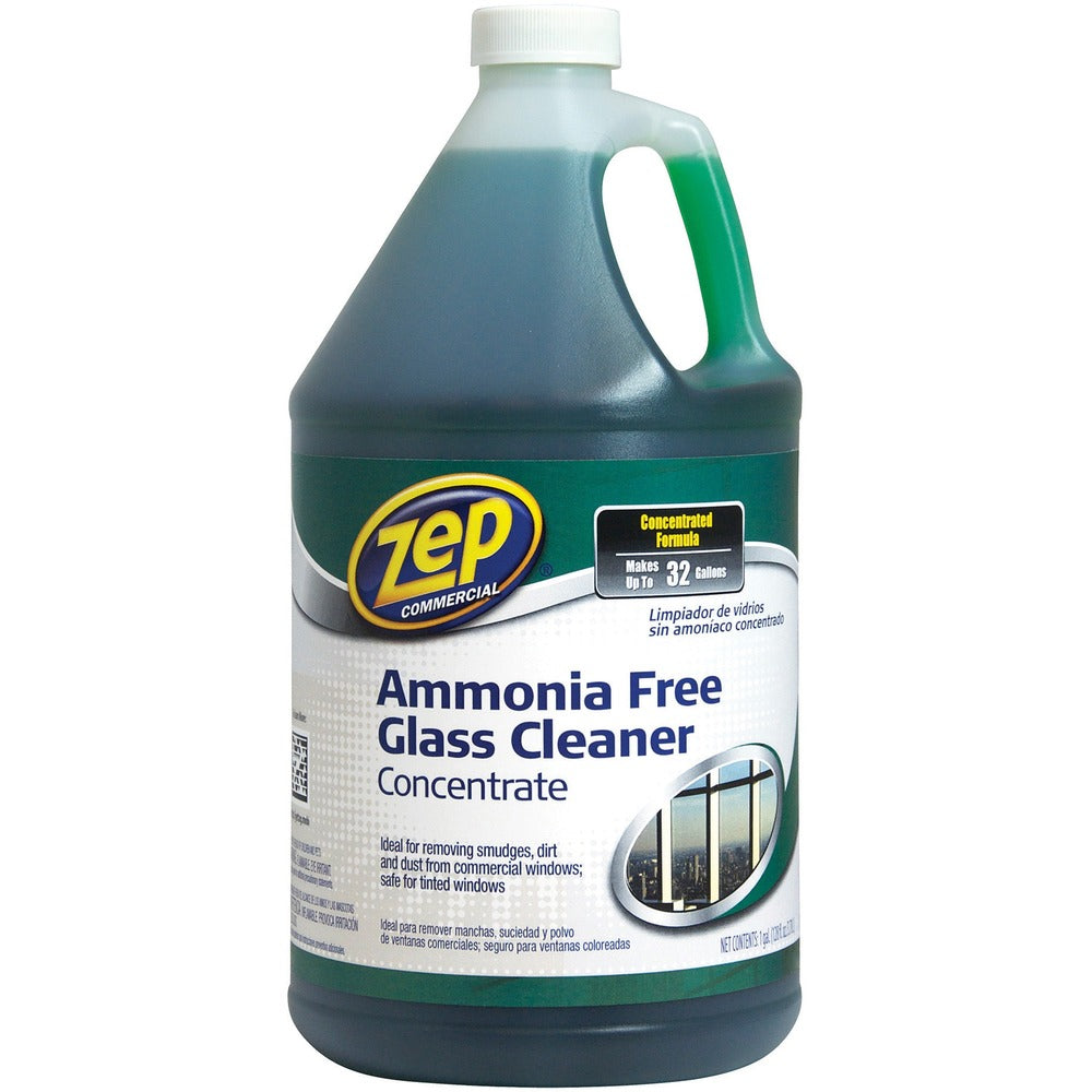 Image of Zep Commercial Glass Cleaner, Concentrate, Ammonia-Free, 1 Gallon, GN