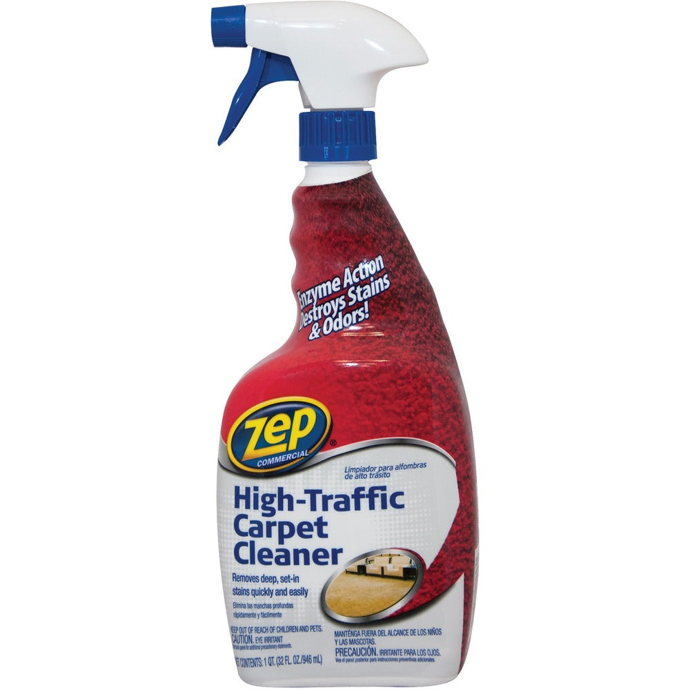 Image of Zep Commercial Carpet Cleaner, High Traffic, Trigger Spray, 32oz.