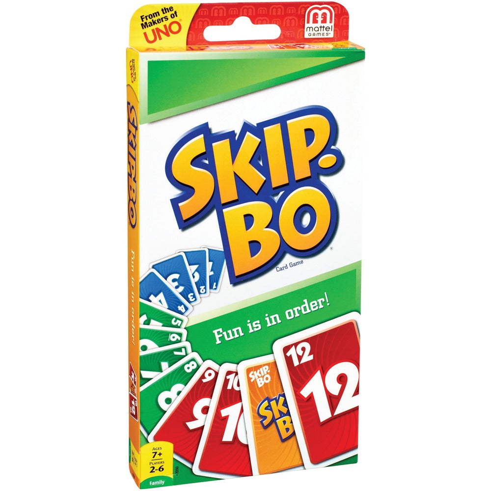 Image of Mattel, Inc. Skip-Bo Card Game, Ages 7-Above, Ast