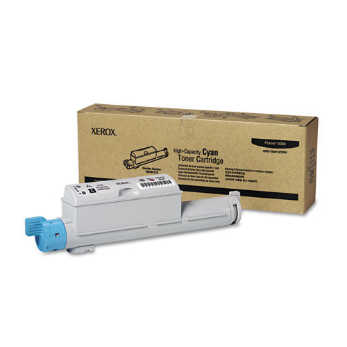 Image of Xerox® 106r01218 High-Yield Toner, 12,000 Page-Yield, Cyan