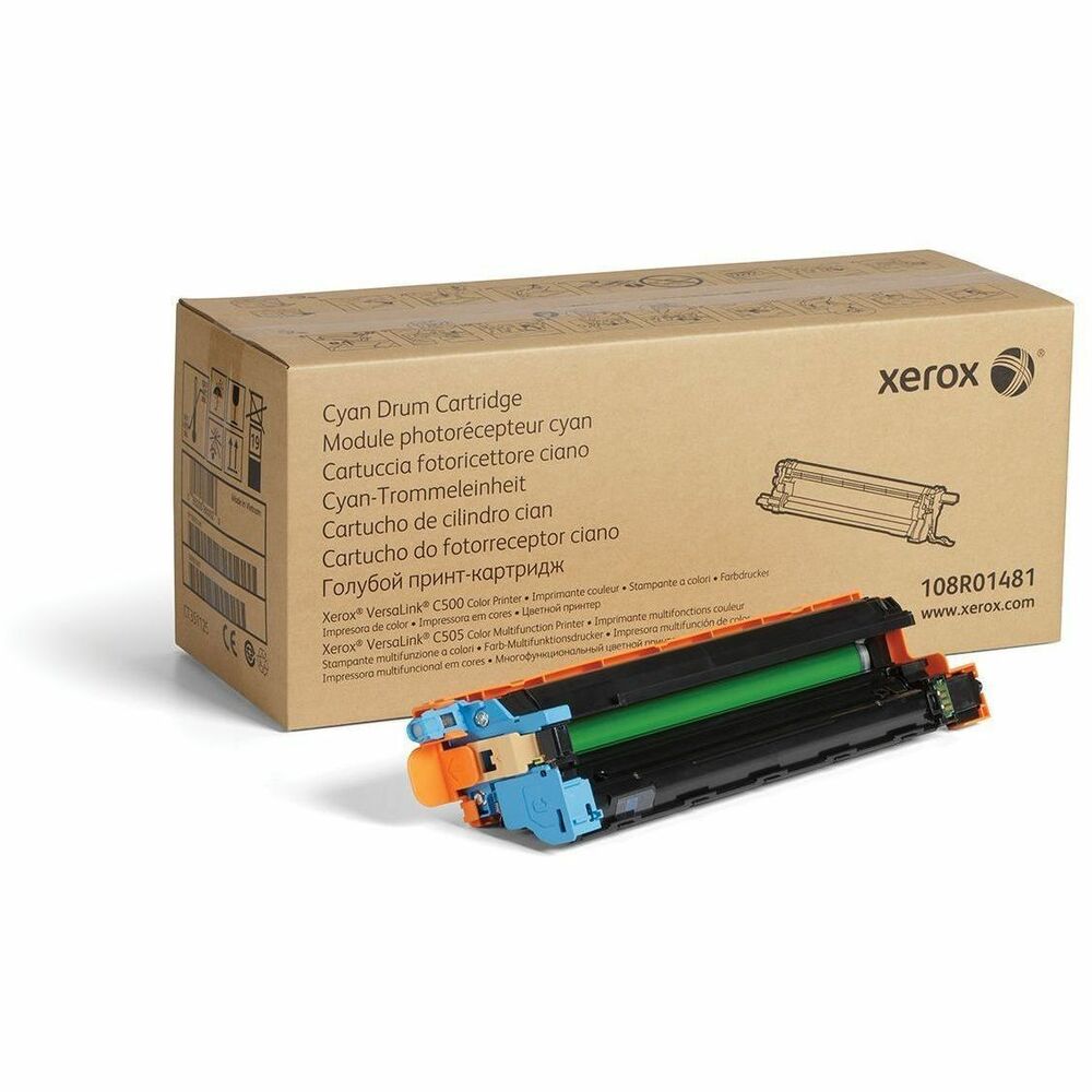 Image of Xerox Drum Cartridge, f/ VersaLink C500/C505, 40000 Yield, CYN