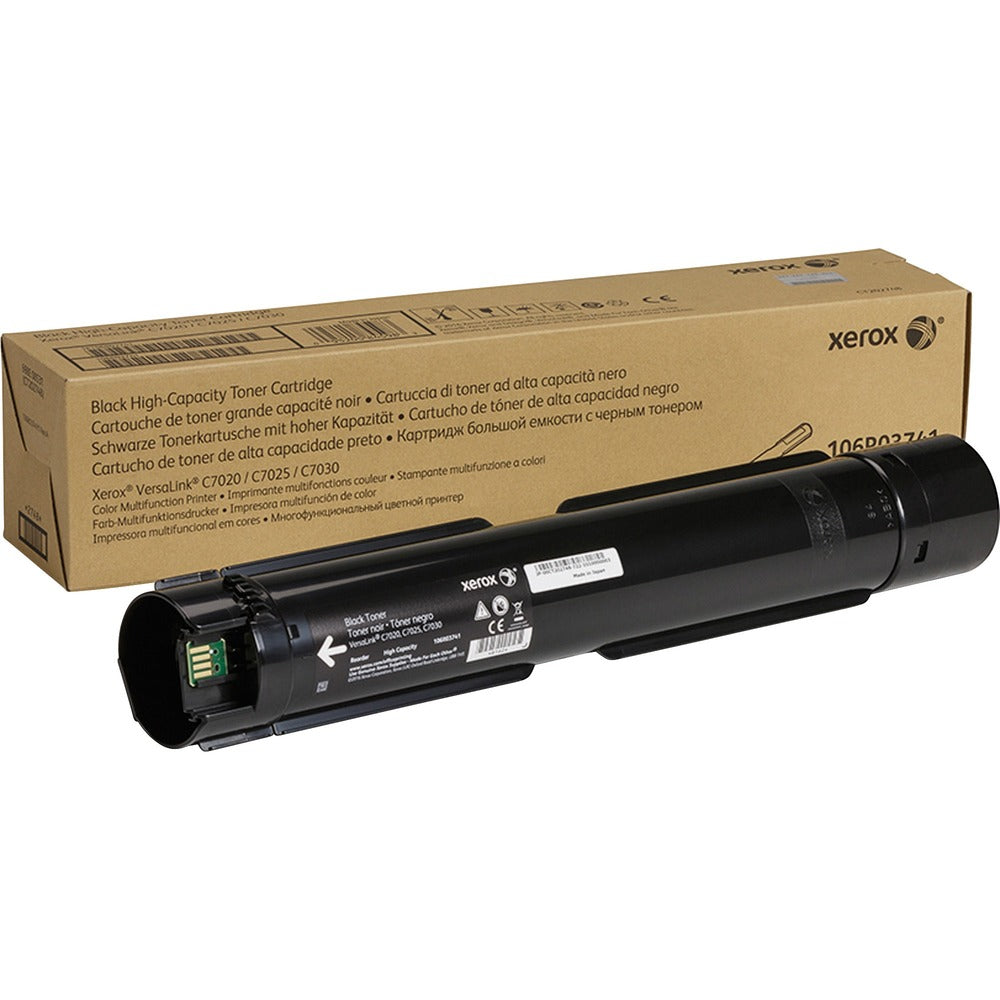Image of Xerox Toner Cartridge, f/VL C7020, 16100 Page Std Capacity, BK