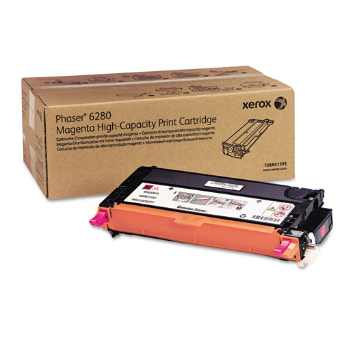 Image of Xerox® 106r01393 High-Yield Toner, 5,900 Page-Yield, Magenta