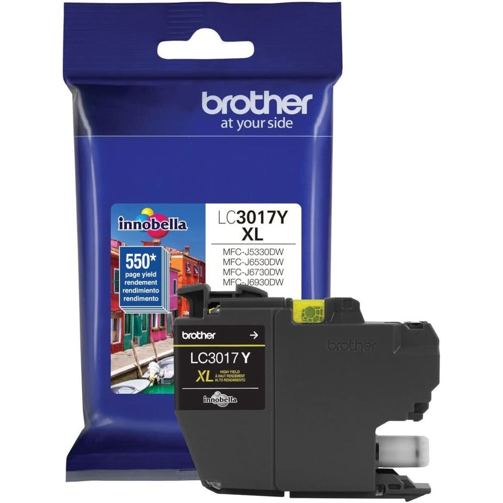 Image of Brother Ink Cartridge, f/MFC-J5330DW, High Yld, 550 Pg Yld, Yellow