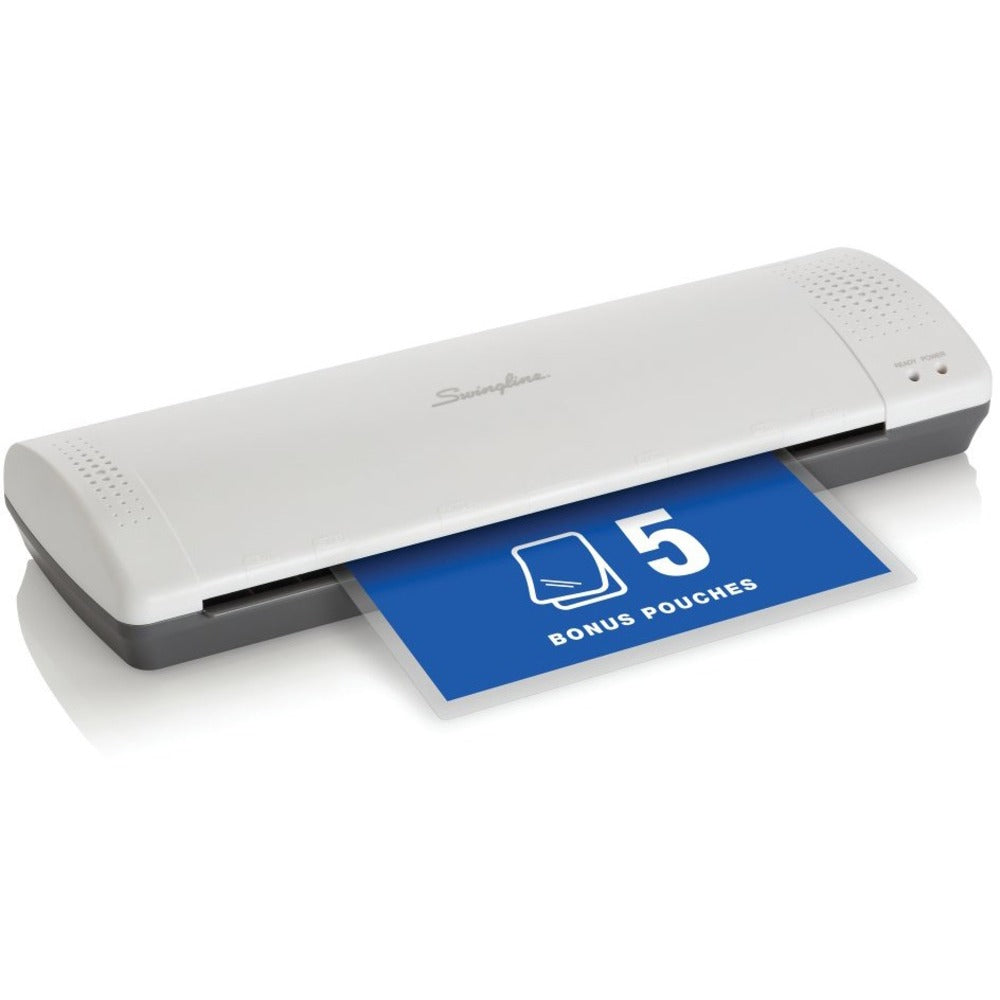 Image of Swingline Laminator, Thermal, w/5 Pouches, 12", White