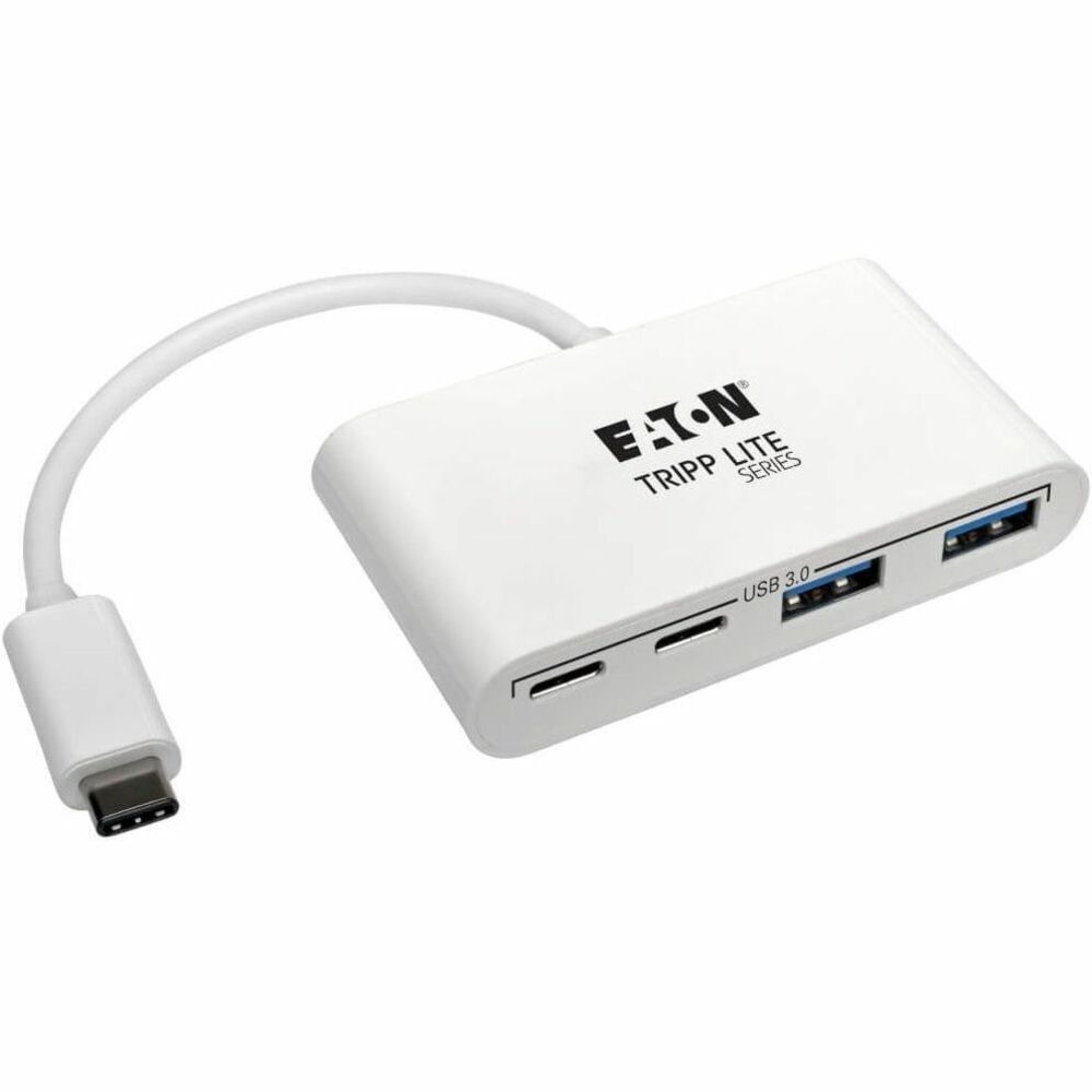 Image of Tripp Lite Hub, Portable, USB-C, Gen 1, USB 3.1, White
