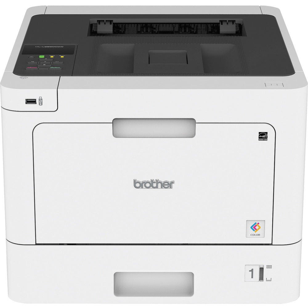 Image of Brother Wireless Laser Printer, 33PPM, 16.1"Wx19.1"Dx12.3"H, GY