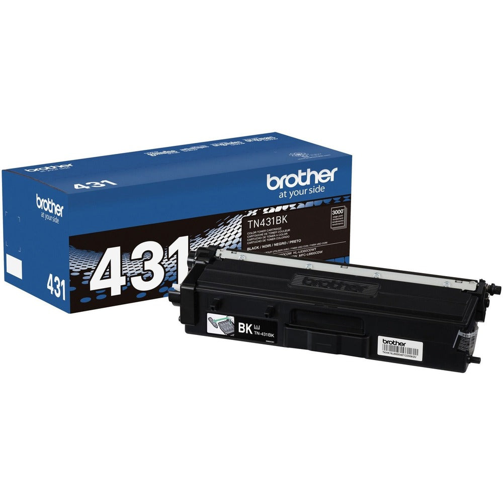 Image of Brother Toner Cartridge, 3000 Page Yield, BK