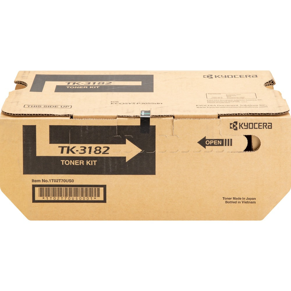 Image of Kyocera Toner Cartridge, f/ P3055dn, 21,000 Page Yield, BK