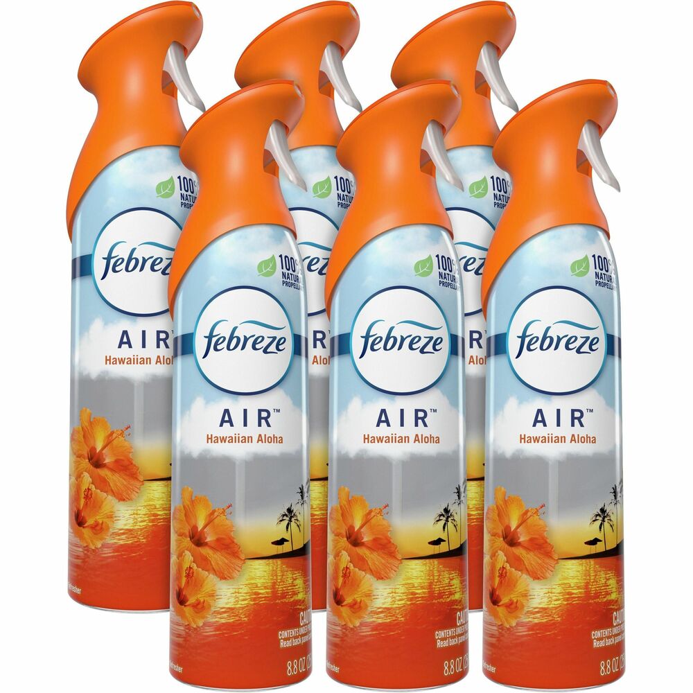 Image of Procter & Gamble Commercial Air Refresher, Hawaiian Aloha Scent, 8.8 oz, 6/CT, Multi