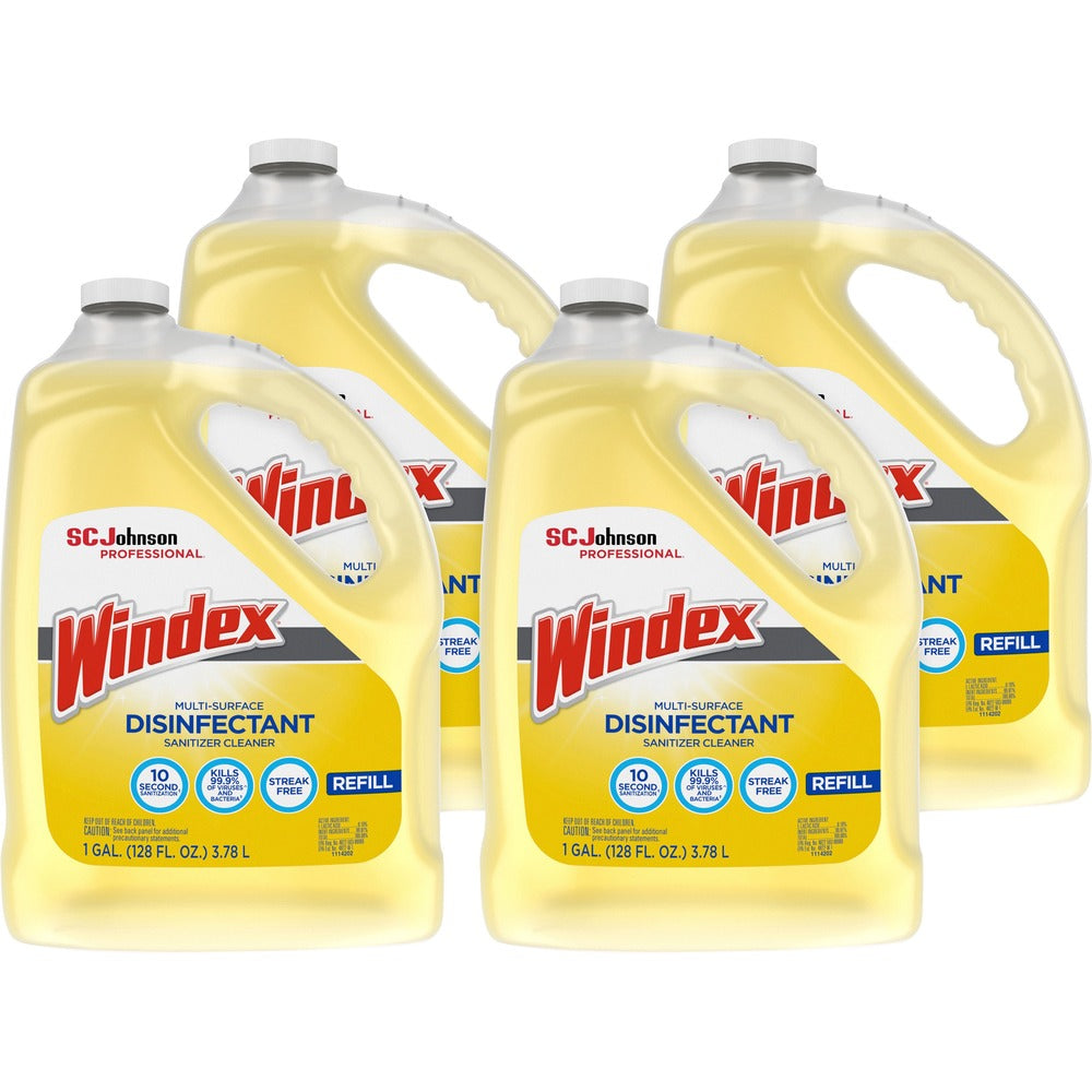 Image of S.C. JOHNSON & SON, INC Cleaner, Disinfectant Sanitizer, 1 Gallon, 4/CT, Multi