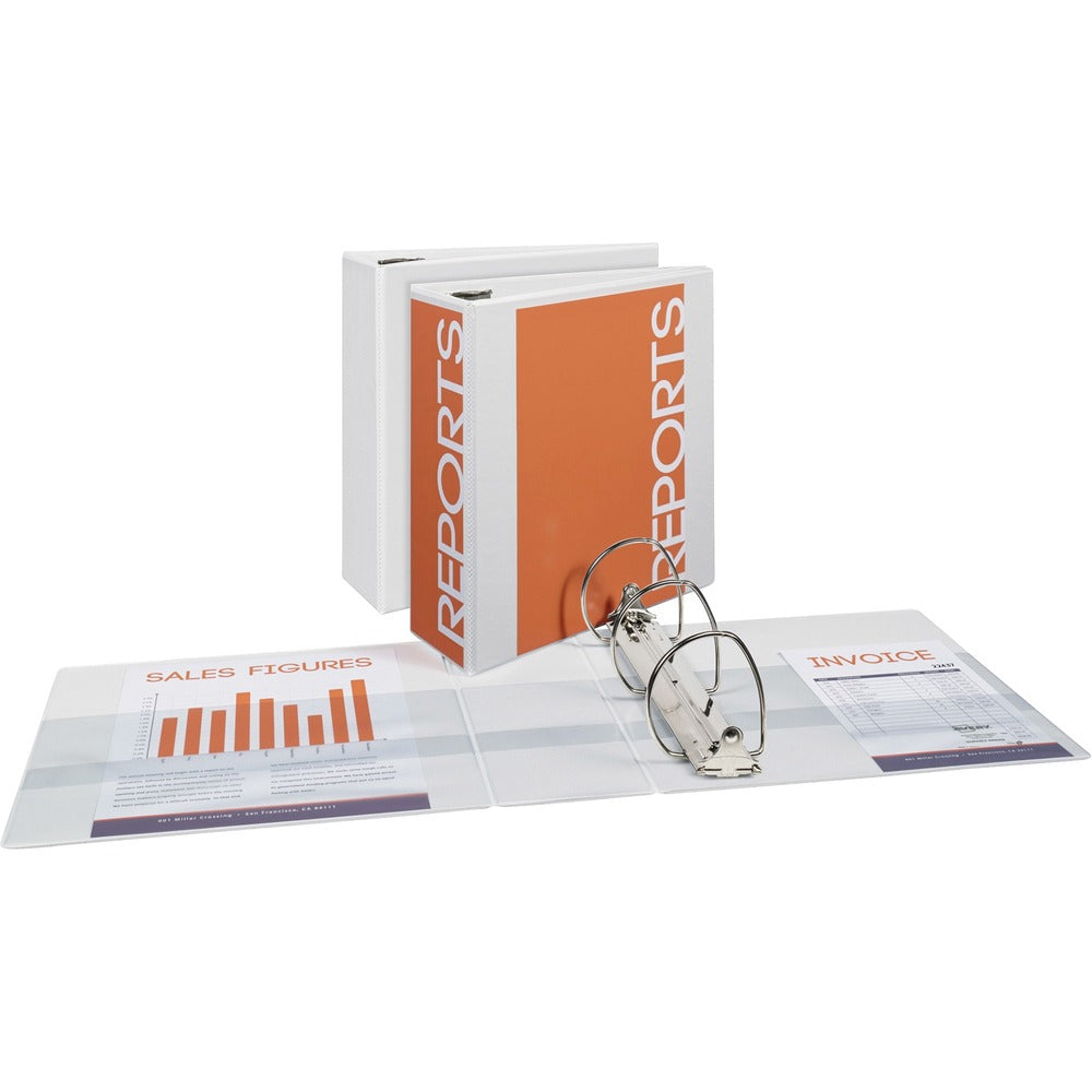 Image of Avery View Binder, 4" Capacity, 11"x8-1/2", 3/BD, WE