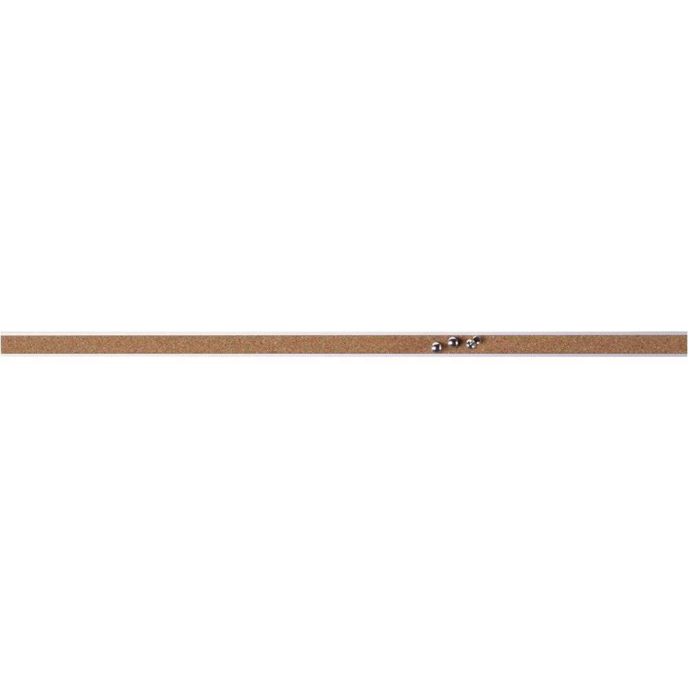 Image of Lorell Cork Bulletin Bars, 24", Self-Sealing Strip, 24/BD, Aluminum