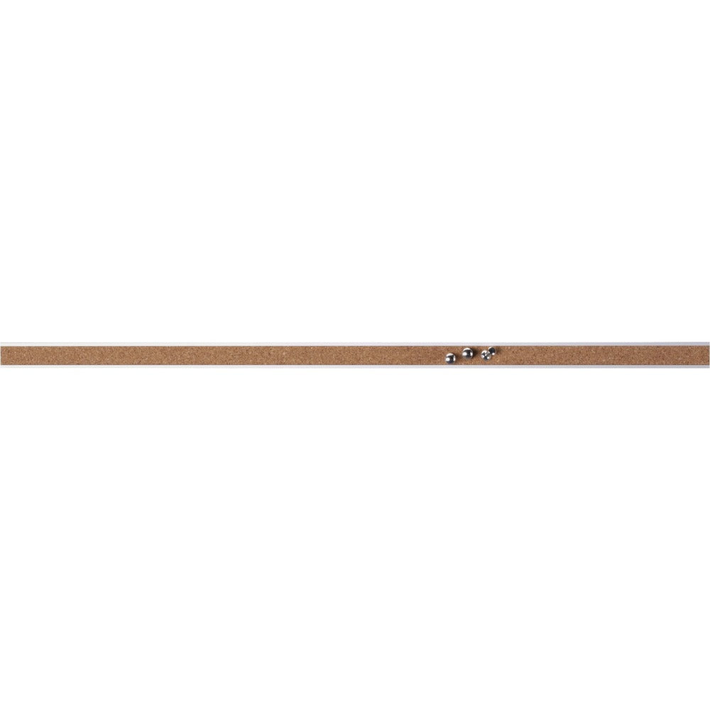 Image of Lorell Cork Bulletin Bars, 48", Self-Sealing Strip, 3/BD, Aluminum