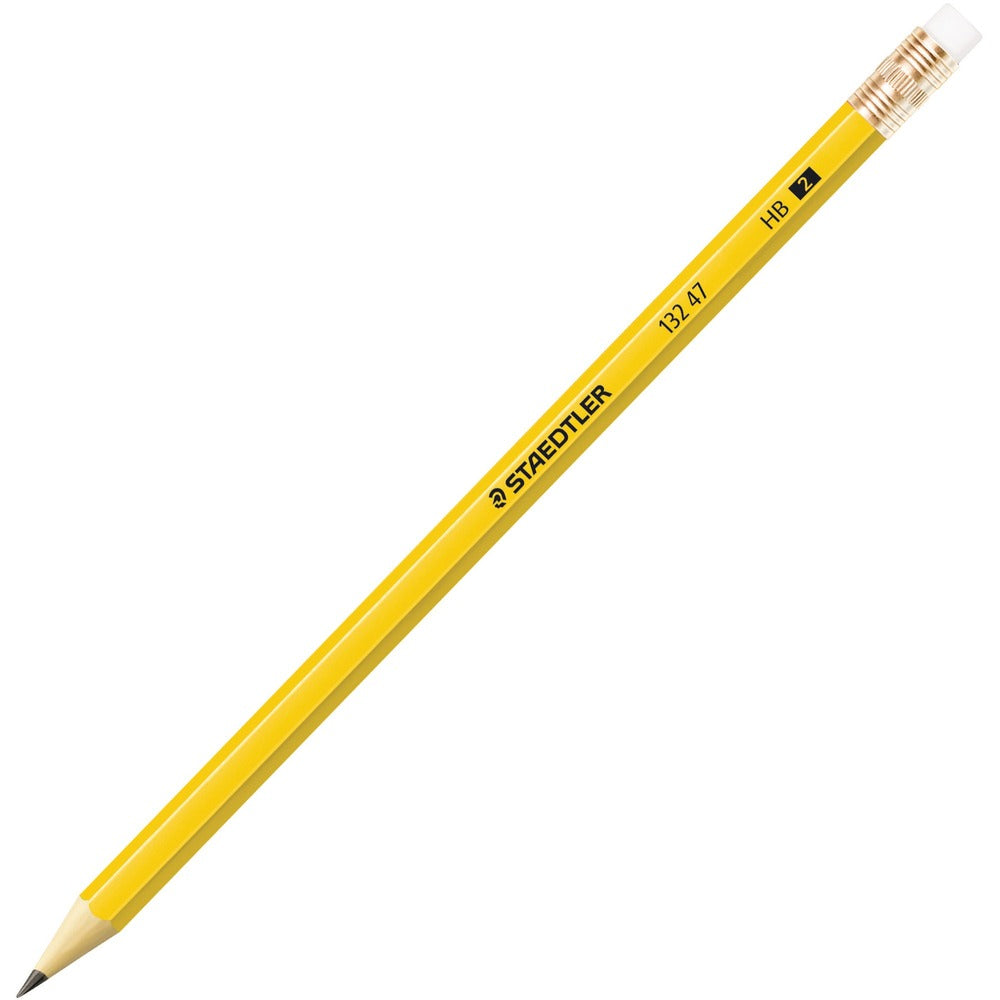 Image of Staedtler Pencils, No. 2 HB, Pre-Sharpened, 1 DZ, Yellow