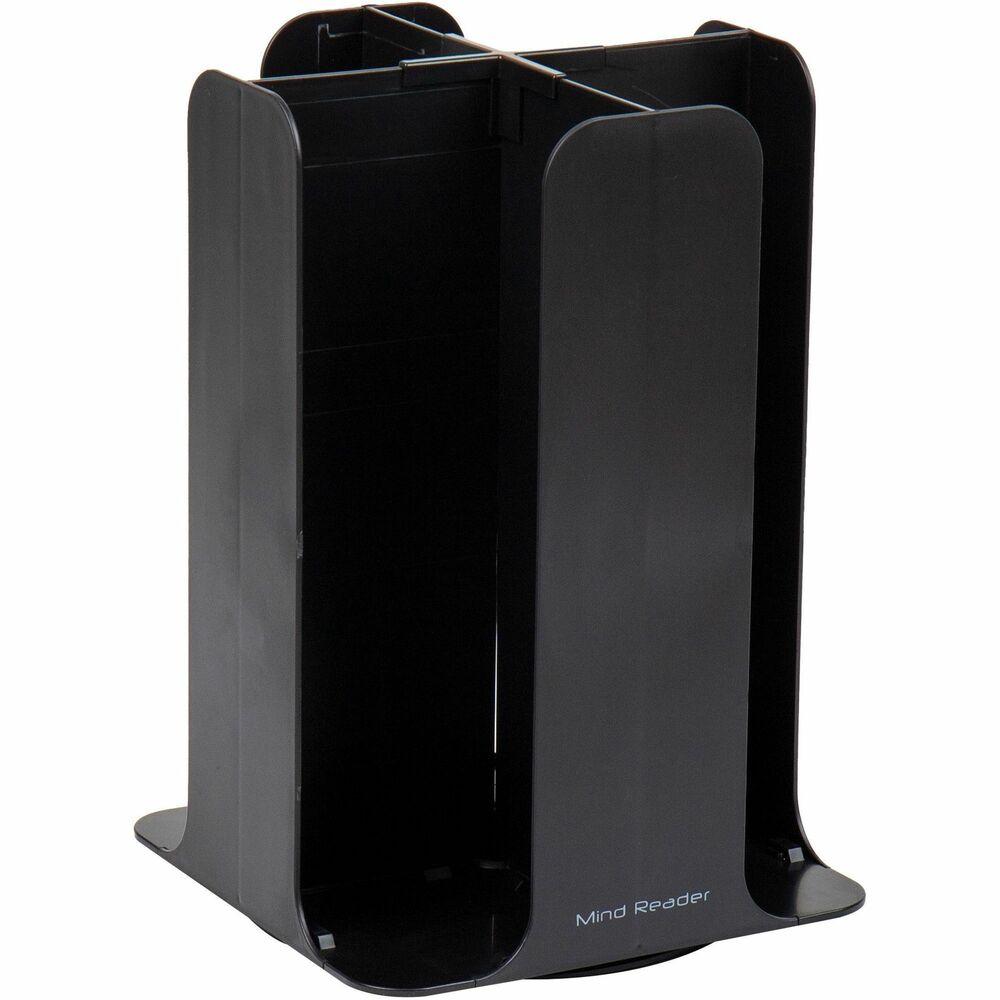 Image of EMS Mind Reader LLC Cup/Lid Holder,4-Compartment,Plastic,7.75"x7.75"x11.63",BK