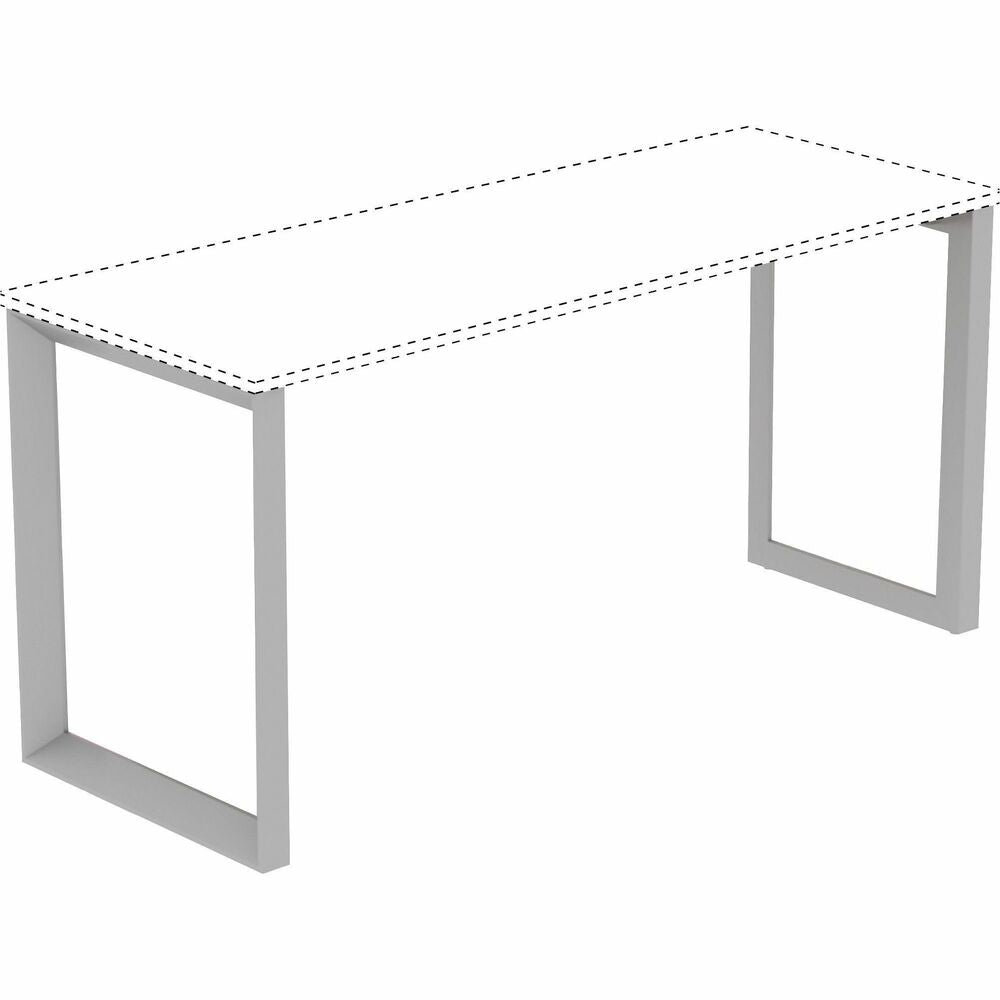 Image of Lorell Side Leg,Desk-height, f/23-5/8"D Desktop,23-1/4"x28-1/2", SR