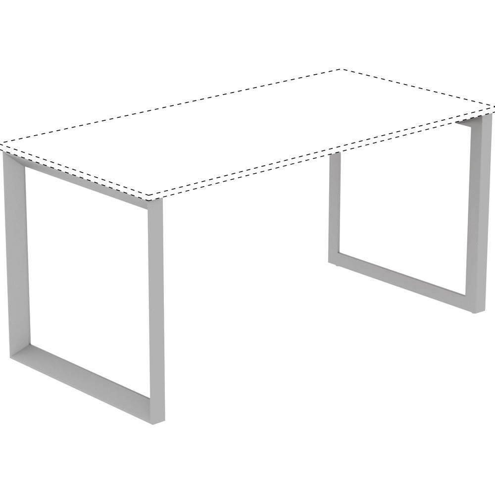 Image of Lorell Side Leg,Desk-height, f/29-1/2"D Desktop,29-1/8"x28-1/2", SR