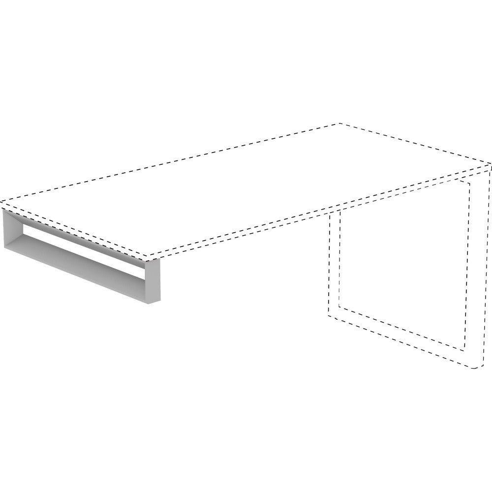 Image of Lorell Side Leg Frame, f/23-5/8"D Desktop,23-1/4"x5-1/2", SR