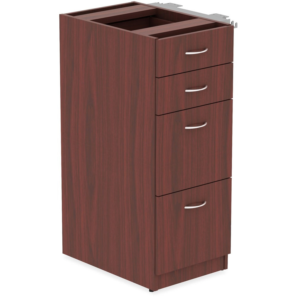 Image of Lorell File Cabinet, 4 Drawers, 15-1/2"x23-5/8"x40-3/8", MY