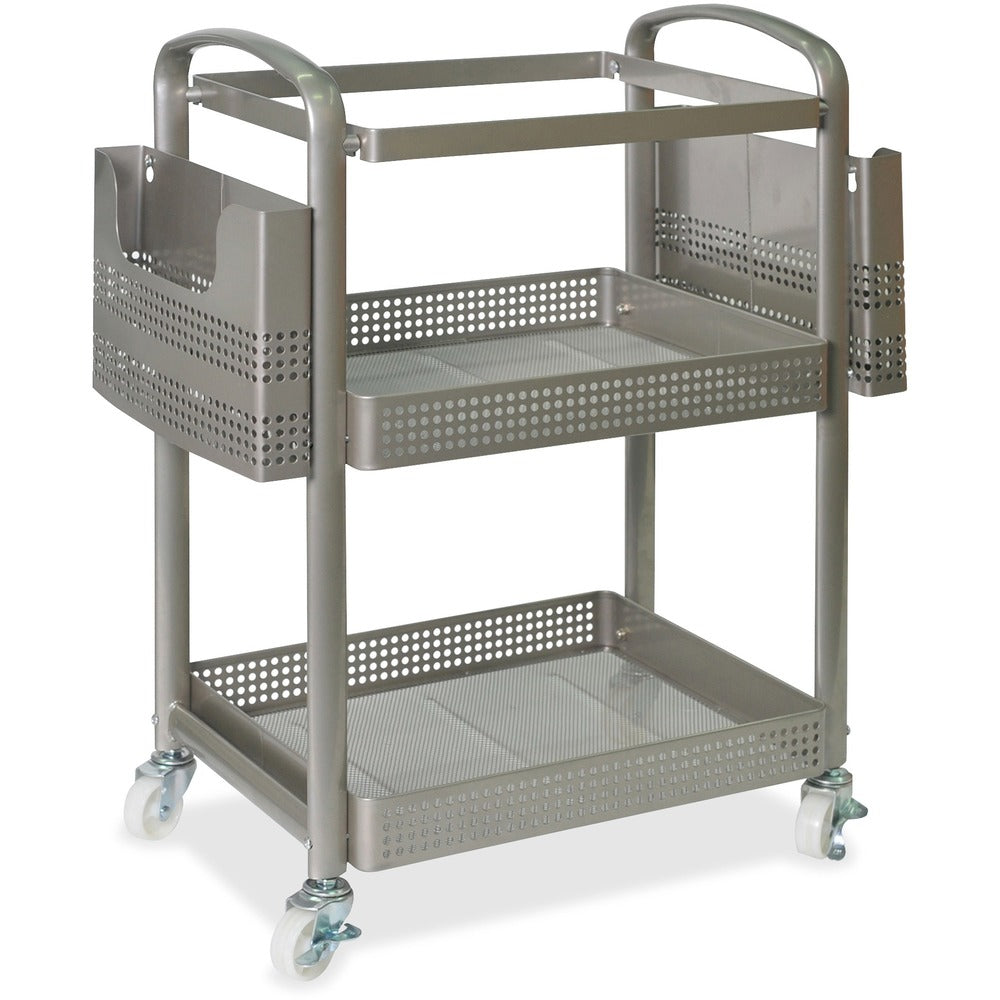 Image of Lorell Mobile File Cart, Heavy-Duty, 22-2/5"Wx12-1/2"Lx25-1/4"H, SR