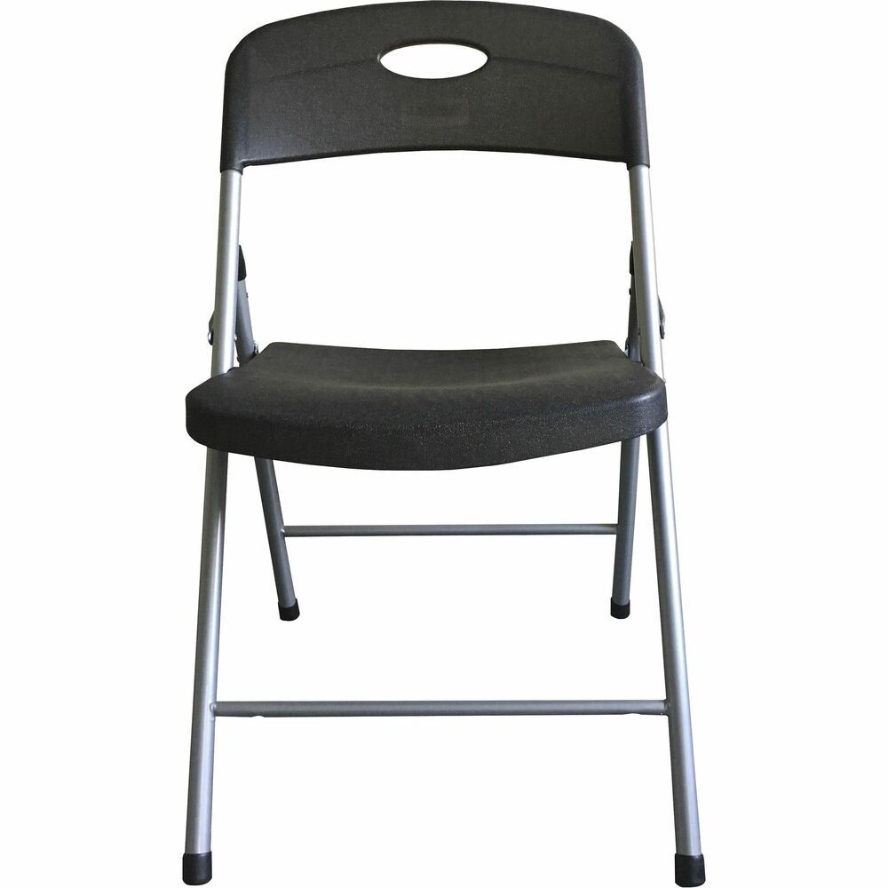 Image of Lorell Chairs,Folding,225 lb Cap,19-3/4"x18-1/4"x31",4/CT,Smoke
