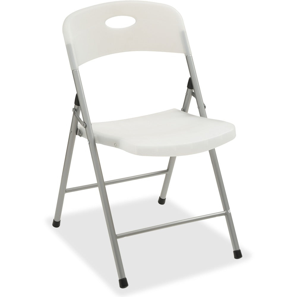 Image of Lorell Chairs,Folding,225 lb Cap,19-3/4"x18-1/4"x31",4/CT,Clear