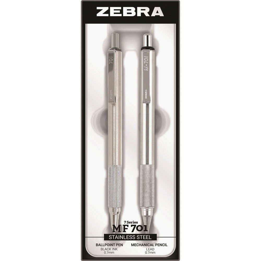 Image of Zebra Pen and Pencil Set, Refillable, 0.7mm Point Size, 2/ST, MCSR