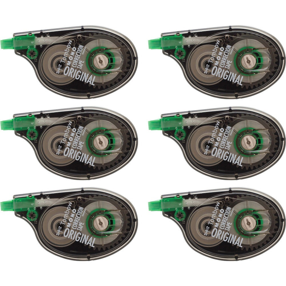 Image of Tombow Correction Tape,Single Line,Nonrefillable,1/6"x394",6/BX,WE